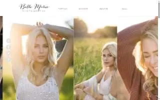 Belle Marie Photography website