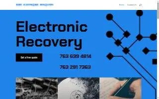 Burg Electronic Recovery website