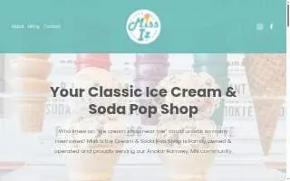 Miss Iz Ice Cream & Soda Pop Shop of Ramsey website