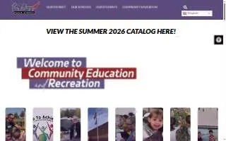 Community Education website
