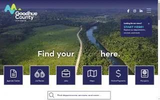 Goodhue County Health & Human Services (GCHHS) website