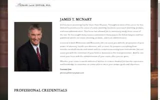 McNary Law Office website