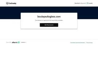 Boulay Auto Glass website
