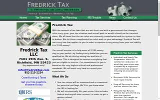 Fredrick Tax LLC website