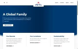 Pilgrim Cleaners & Launderers website