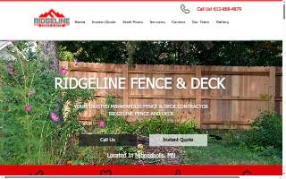 Ridgeline Fence and Deck