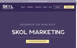 Skol Marketing website