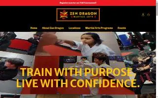 Zen Dragon Martial Arts Edina website