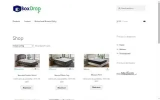 Box Drop Rochester website
