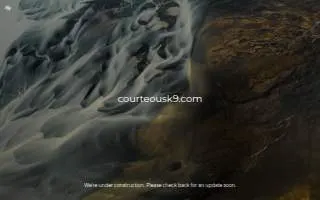 Courteous K9 website
