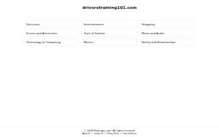 Driver's Training 101