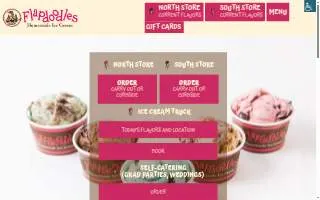 Flapdoodles Ice Cream website