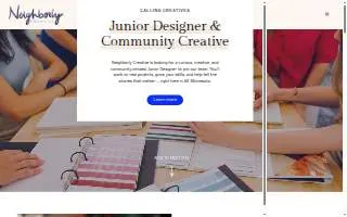 Neighborly Creative website