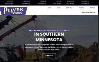 Pulver Towing of Rochester website