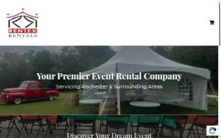Rentex Rentals website