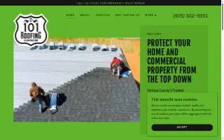 101 Roofing & Remodeling, LLC website