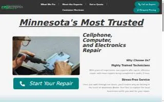 Cellectronix Phone Repair & Computer Repair of Rogers website
