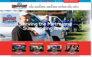 Midwest Plumbing & Service website