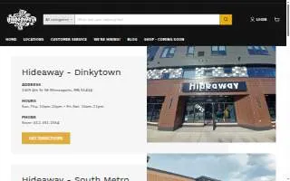 Hideaway South Metro website
