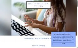 Highmark Music Studio website