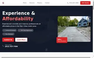 Solid Path Concrete Masonry LLC website
