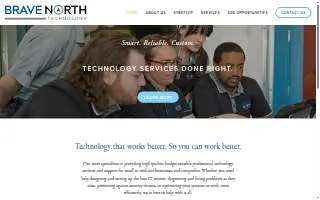 Brave North Technology website