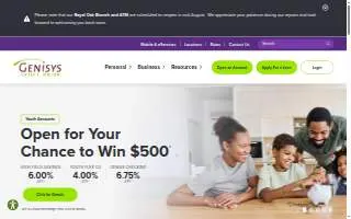Genisys Credit Union - ATM of Roseville website