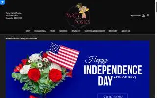 Party Full of Posies website