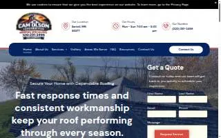 Cam Olson Construction LLC website