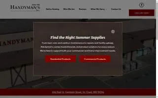 Handyman's Inc of Sartell website
