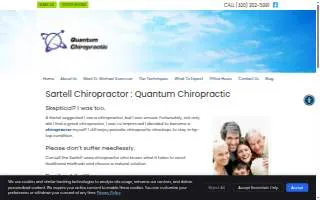 Quantum Chiropractic website