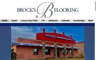 Brocks Flooring website