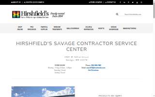 Hirshfield's Savage Contractor Service Center
