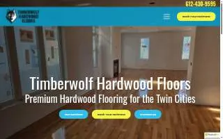 Timberwolf Hardwood Floors Corp website