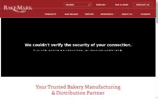 BakeMark USA website