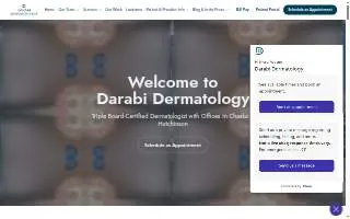 Darabi Dermatology of Shakopee website