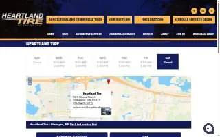 Heartland Tire Shakopee Commercial website