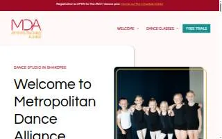 Metropolitan Dance Alliance website