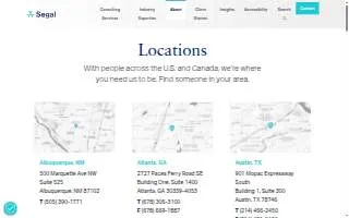 Segal Defense, PA website