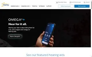 Starkey HearCare website