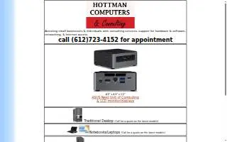 Hottman Computers & Consulting Co. website