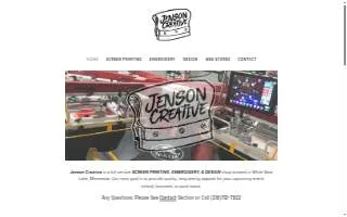 Jenson Creative website