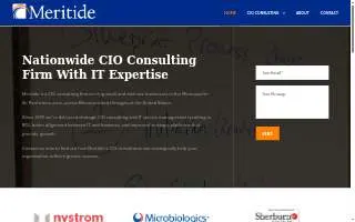 Meritide Inc. website