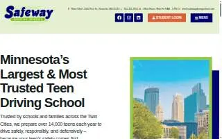 Safeway Driving School of Woodbury website