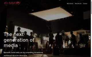 Savory Media Group website