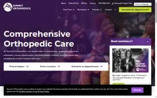 Summit Orthopedics: Elk River of East Bethel website