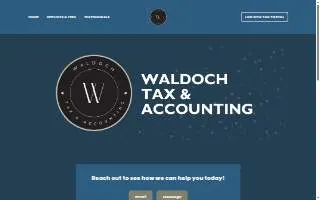 Waldoch Tax & Accounting LLC website