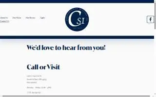 Comprehensive Services Inc website