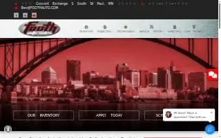 Footh Auto Sales & Service website