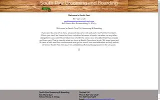 South Paw Pet Grooming website